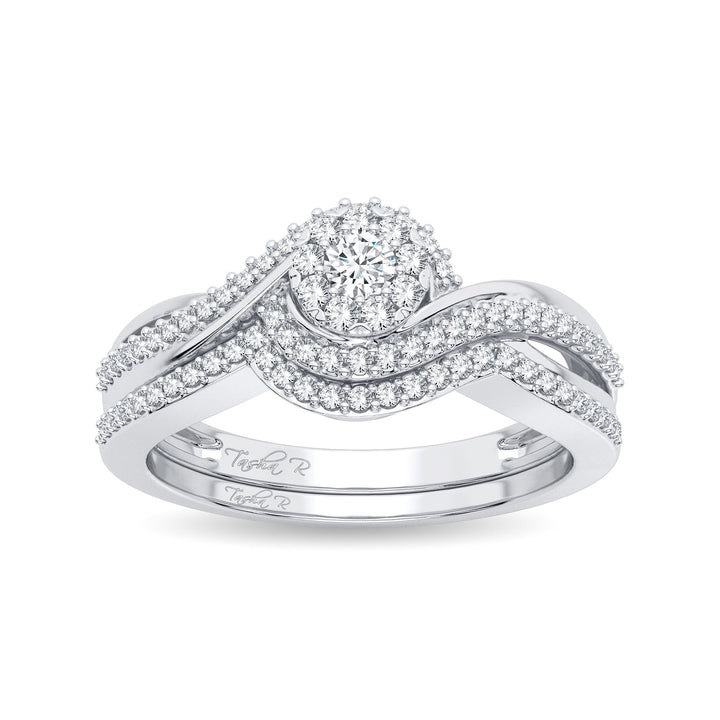 14K 0.27CT Diamond Bridal Ring