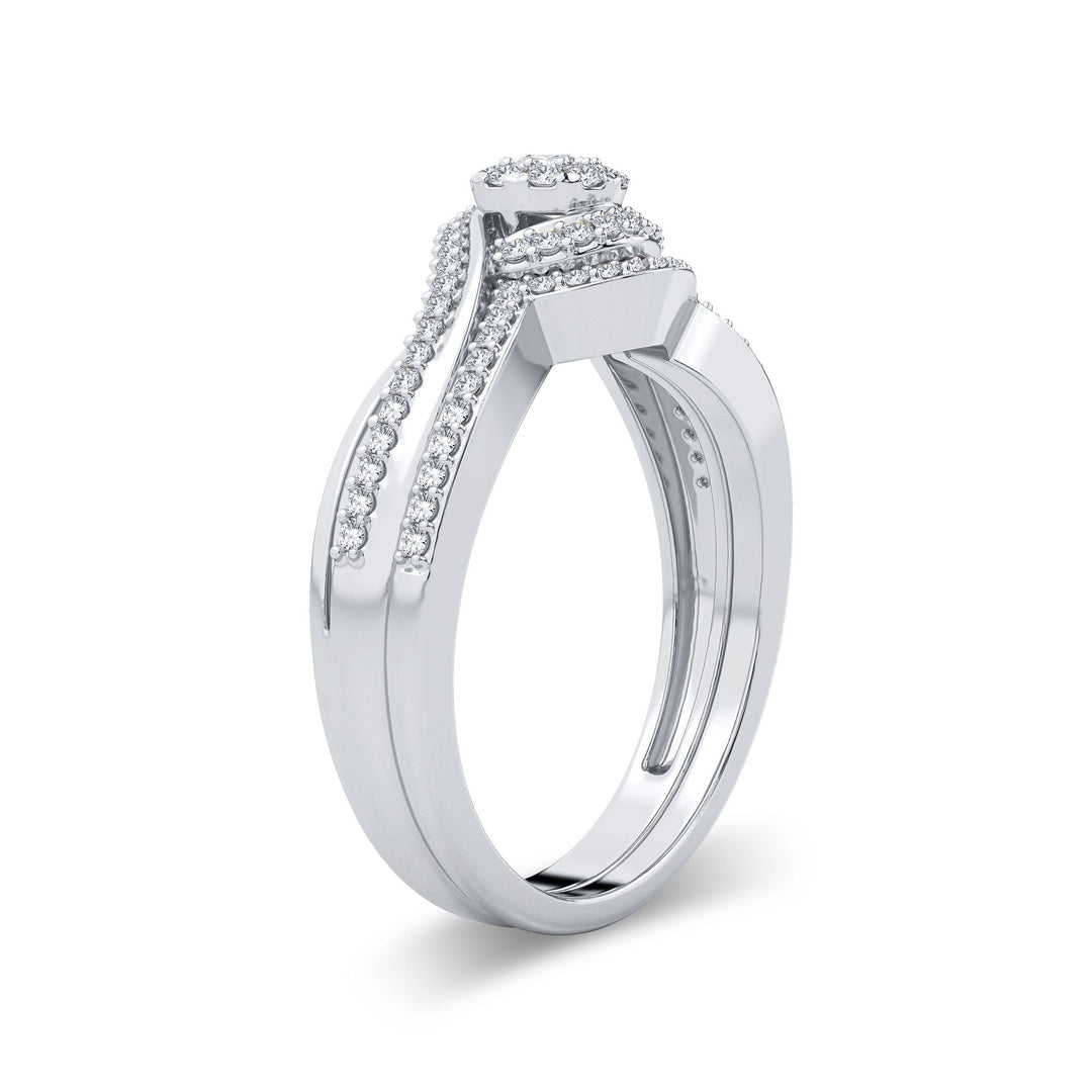 14K 0.27CT Diamond Bridal Ring