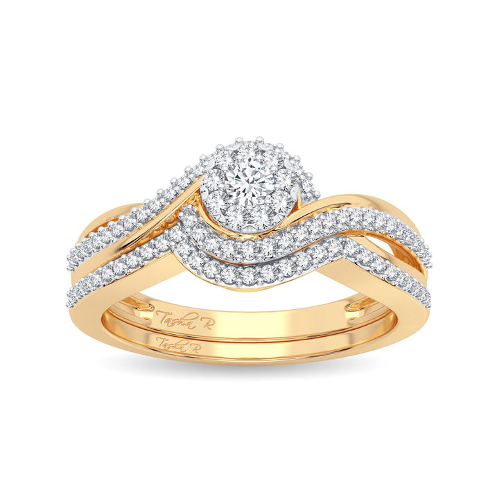 14K 0.27CT Diamond Bridal Ring