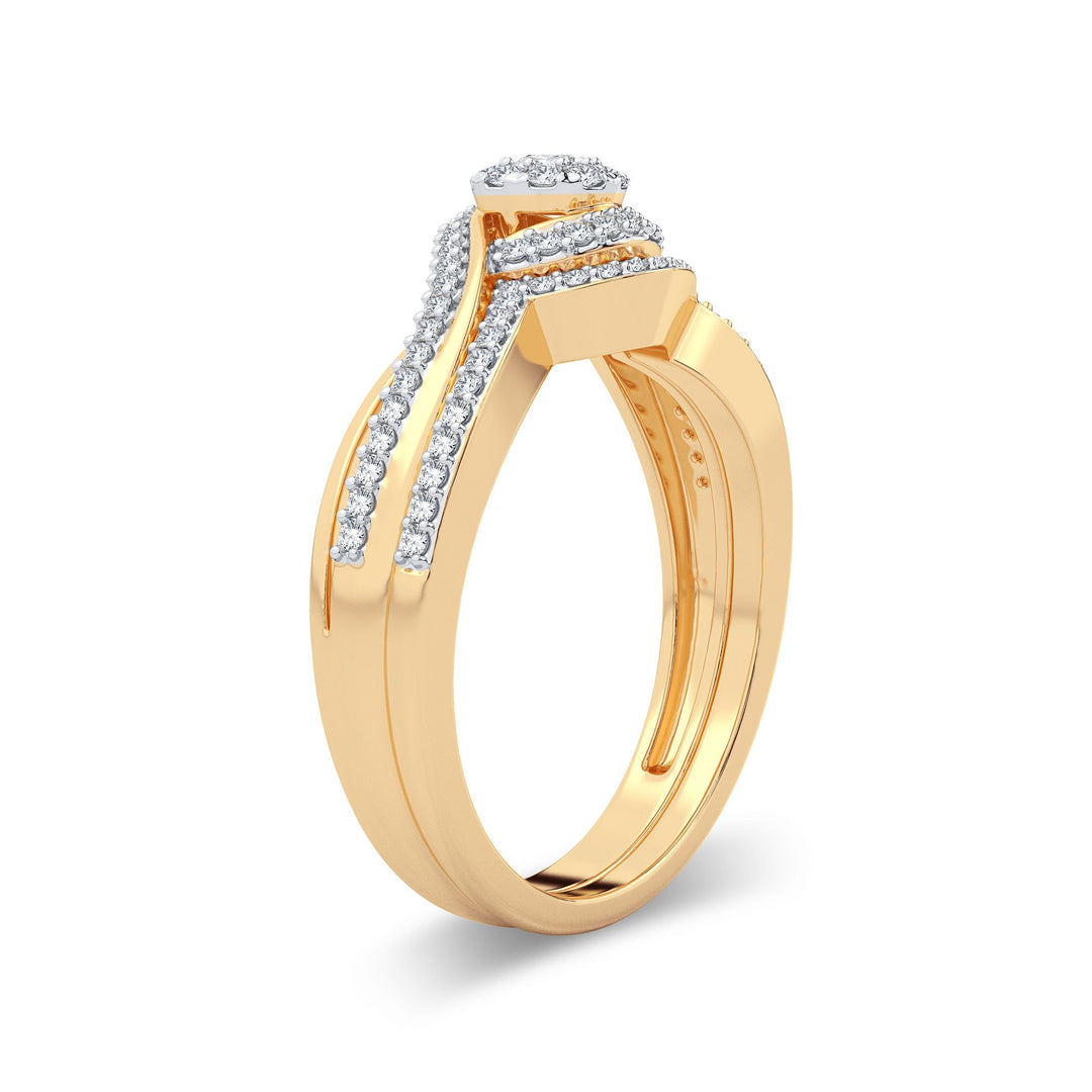 14K 0.27CT Diamond Bridal Ring