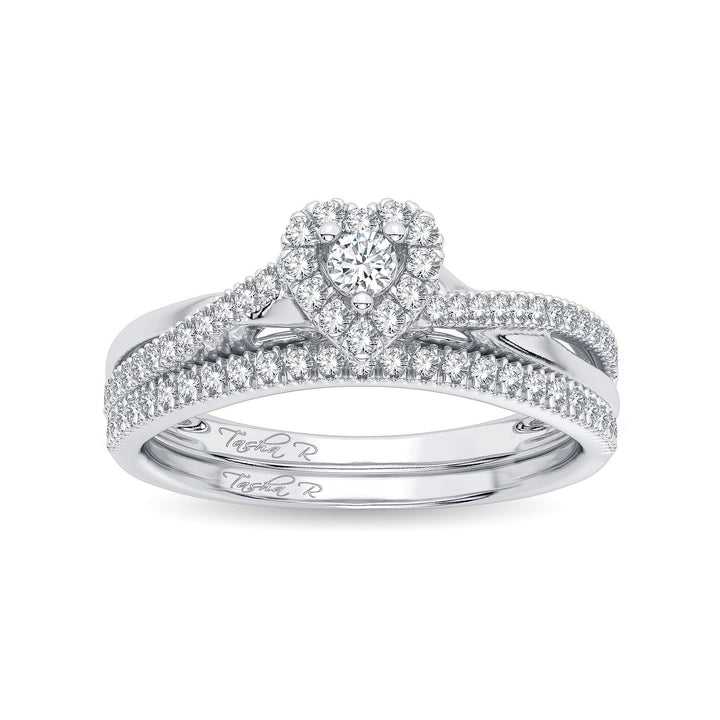 14K 0.34CT Diamond Bridal Ring