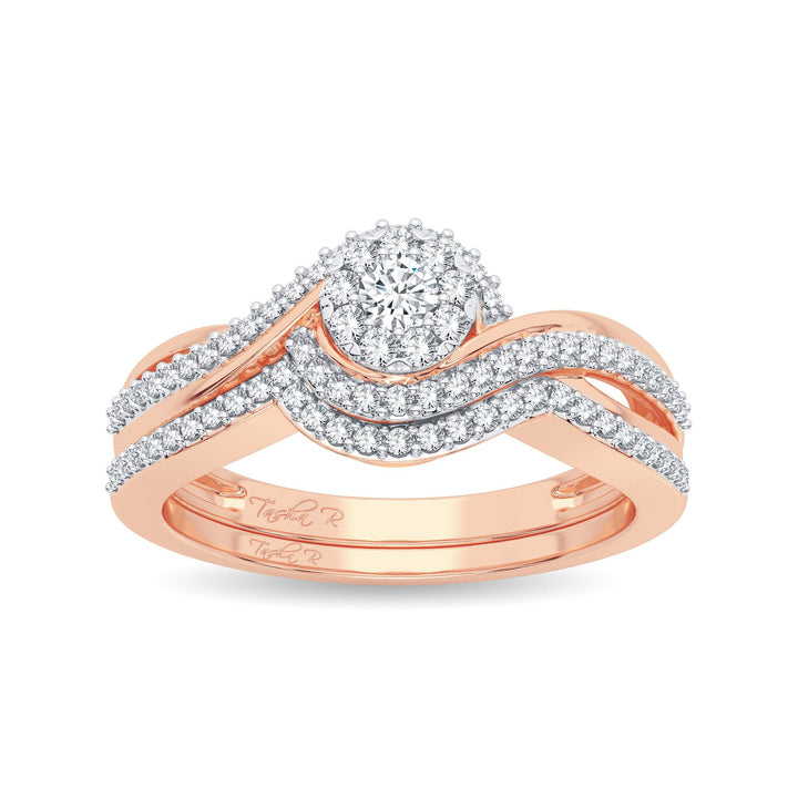 14K 0.27CT Diamond Bridal Ring