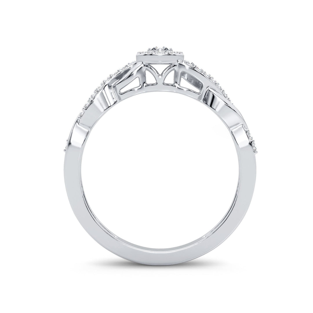 14K 0.30CT Diamond Promise Ring