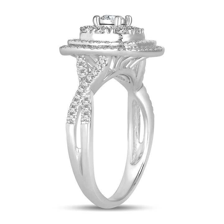 14K 0.76CT Engagement Ring