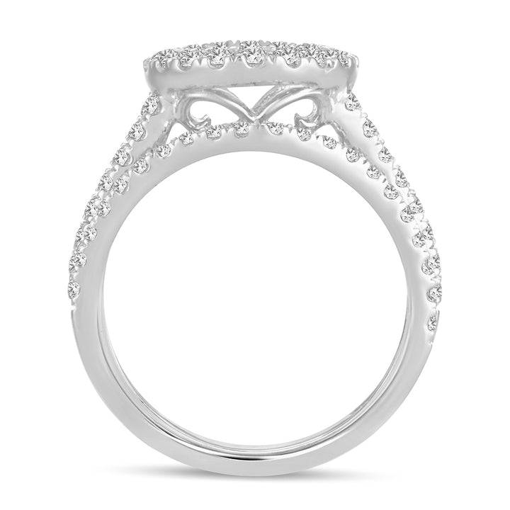 14K 0.75CT Diamond Semi-Mount Ring