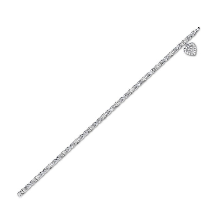 10K 0.10CT DIAMOND BRACELET