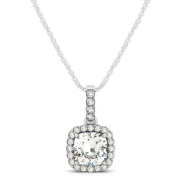 Halo Diamond Pendant