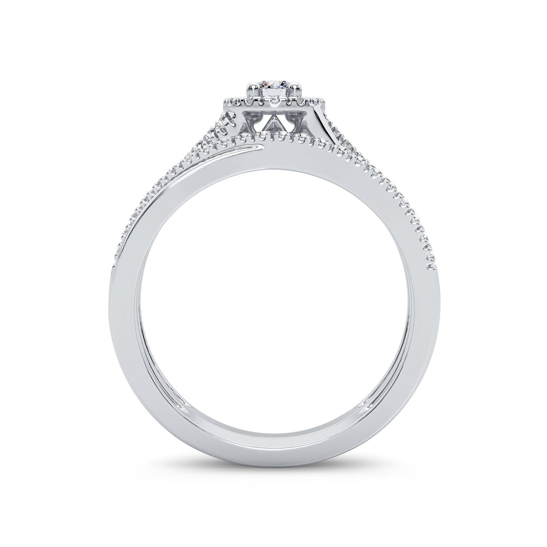 14K 0.33CT Diamond Bridal Ring