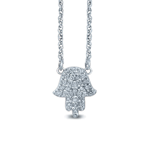 10K 0.10CT Diamond NECKLACE