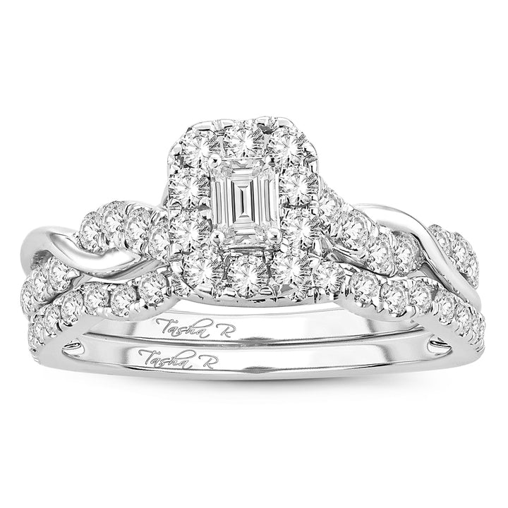 14K 1.00CT Fancy Cut Bridal Ring