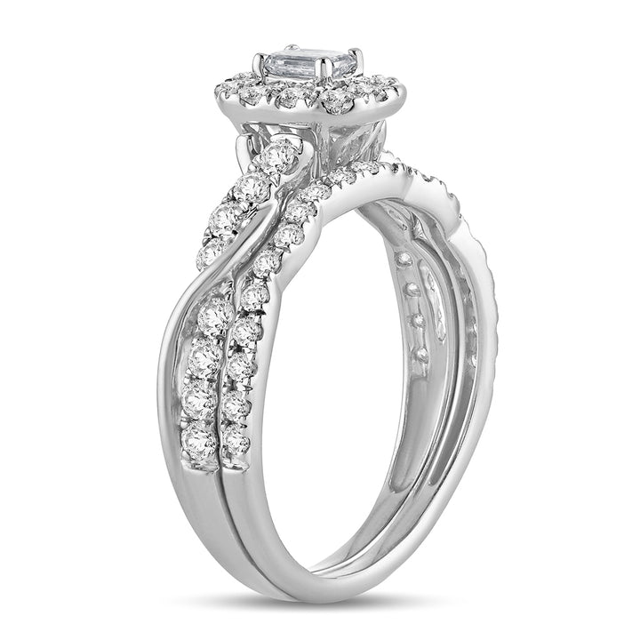 14K 1.00CT Fancy Cut Bridal Ring