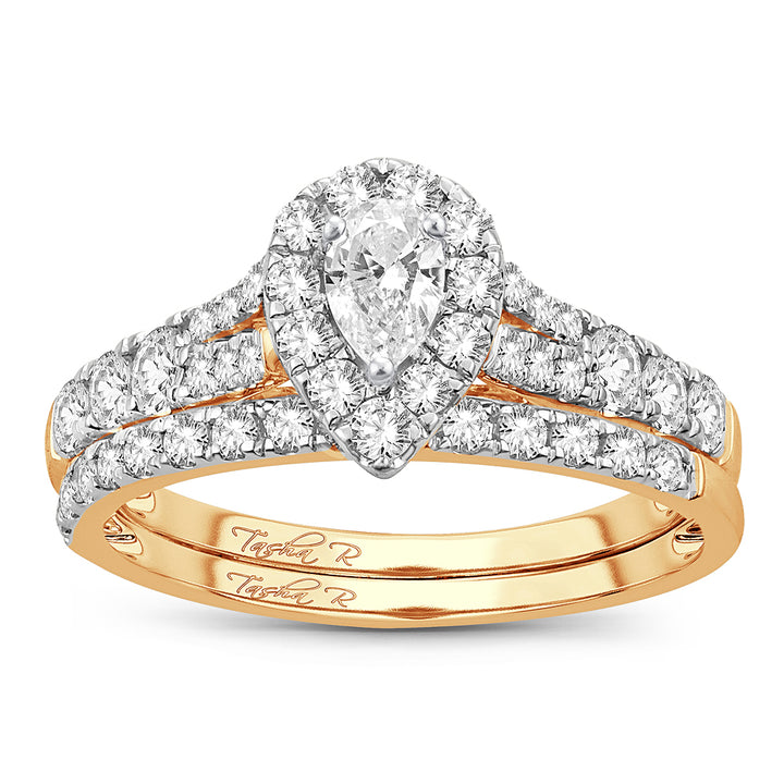 14K 1.00CT Diamond BRIDAL RING