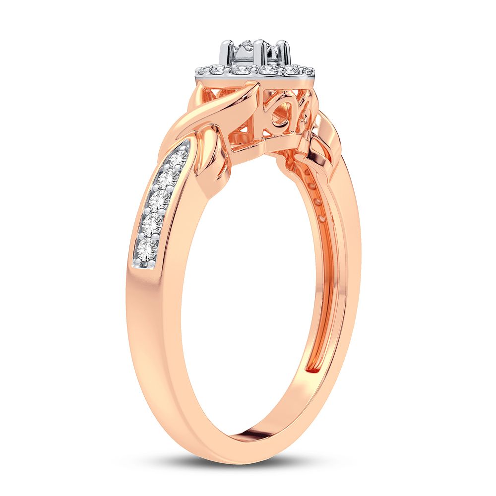 14K 0.17CT Diamond Ring