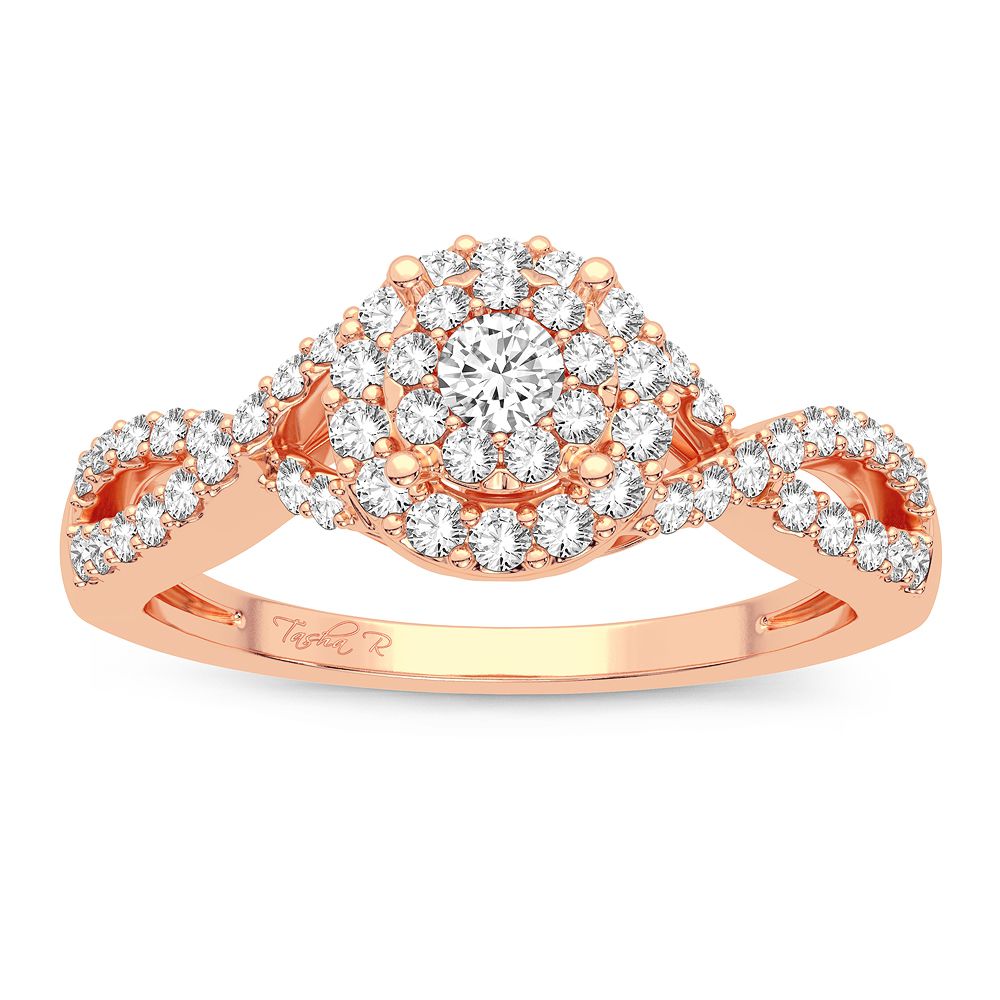 Beautiful 14K 0.38CT Diamond Ring