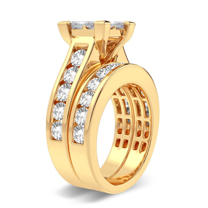 14K 3.02CT Diamond Bridal Ring