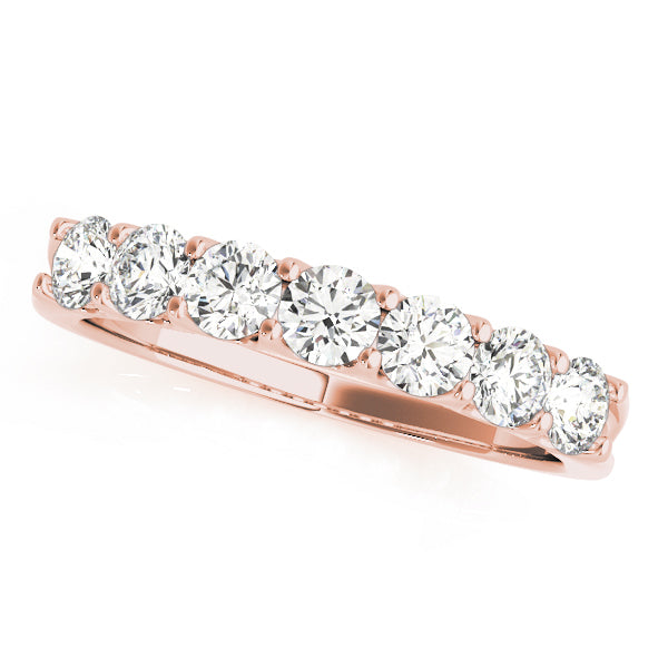 18K Rose Gold Diamond Wedding Ring