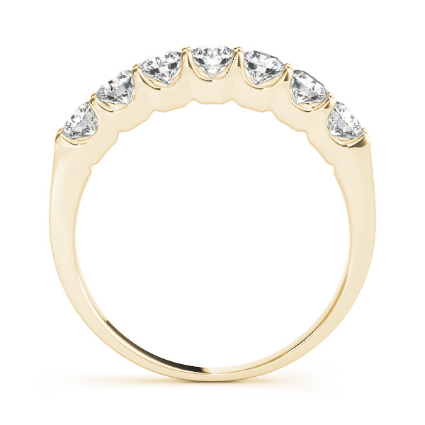 14K Yellow Gold Multi-Diamond Wedding Band