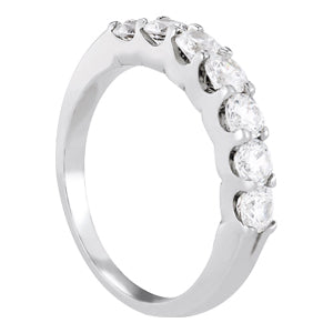 Multi-Diamond Wedding Band in Precious Metals