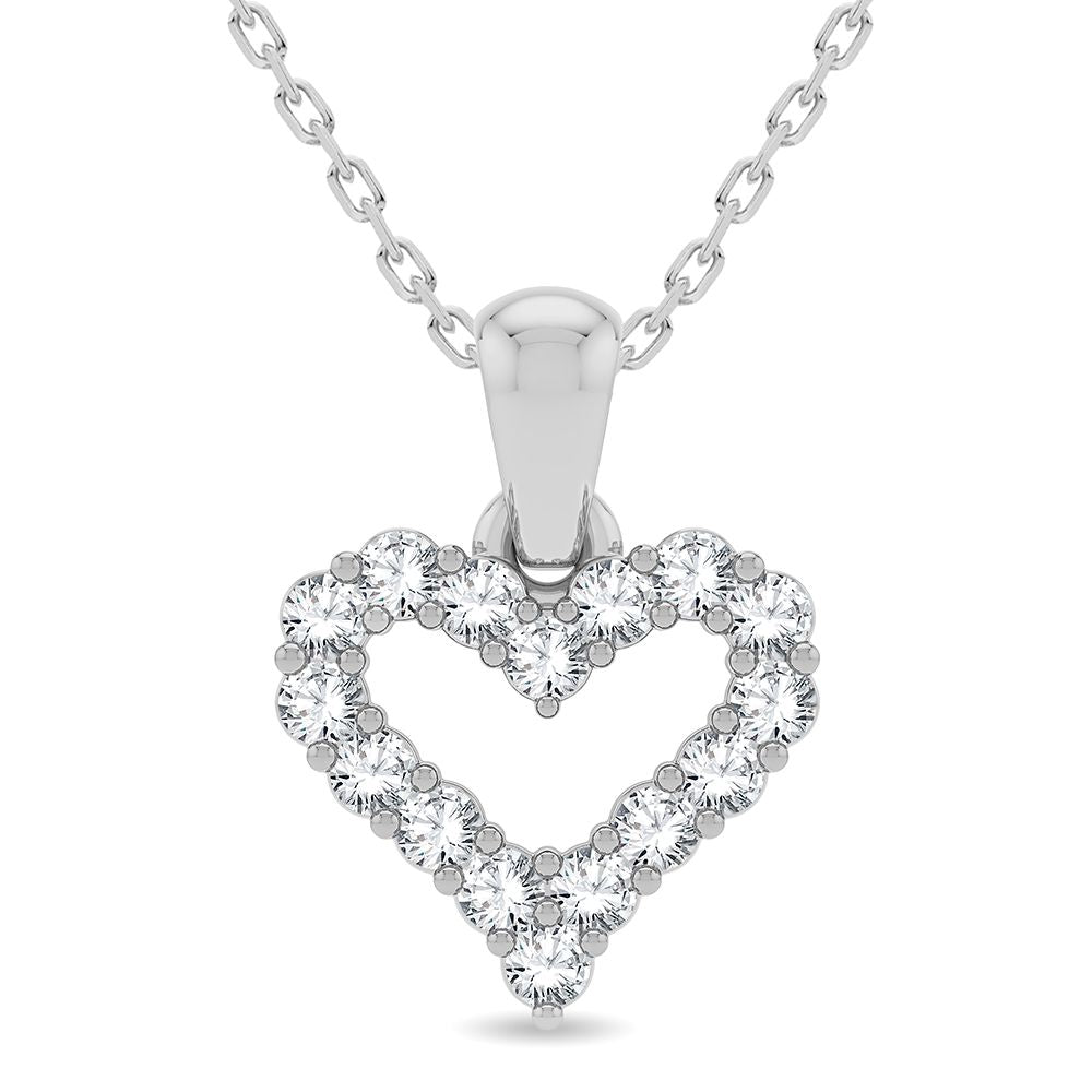 Gorgeous 14K 0.25CT Diamond Pendant