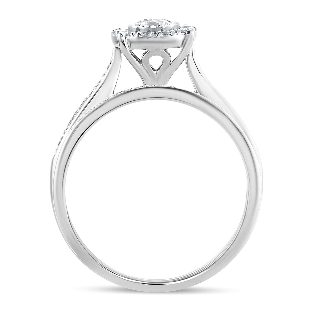 14K 0.45ct Diamond Bridal Ring