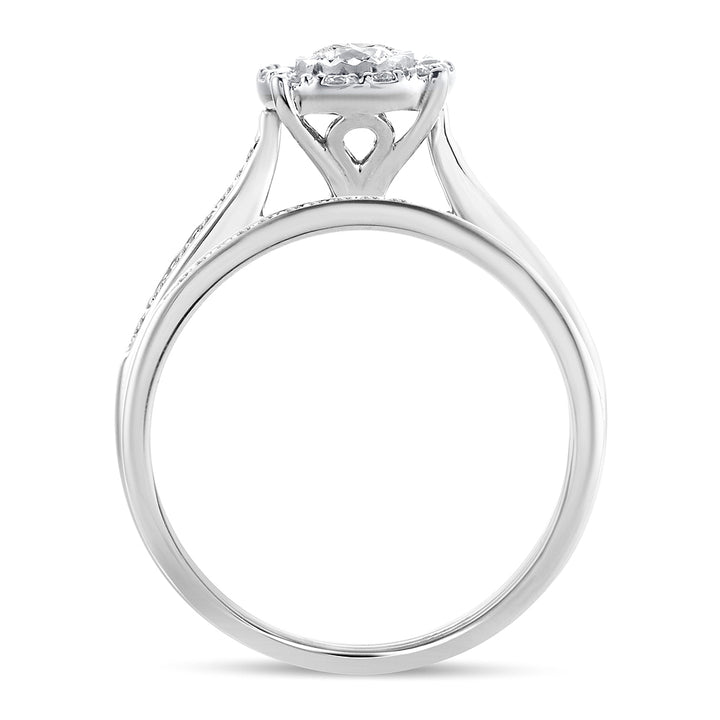 14K 0.45ct Diamond Bridal Ring