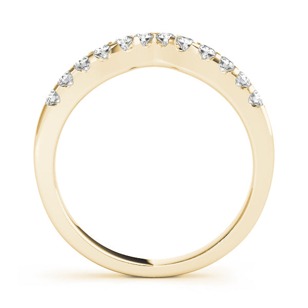 14K Yellow Gold Diamond Wedding Ring
