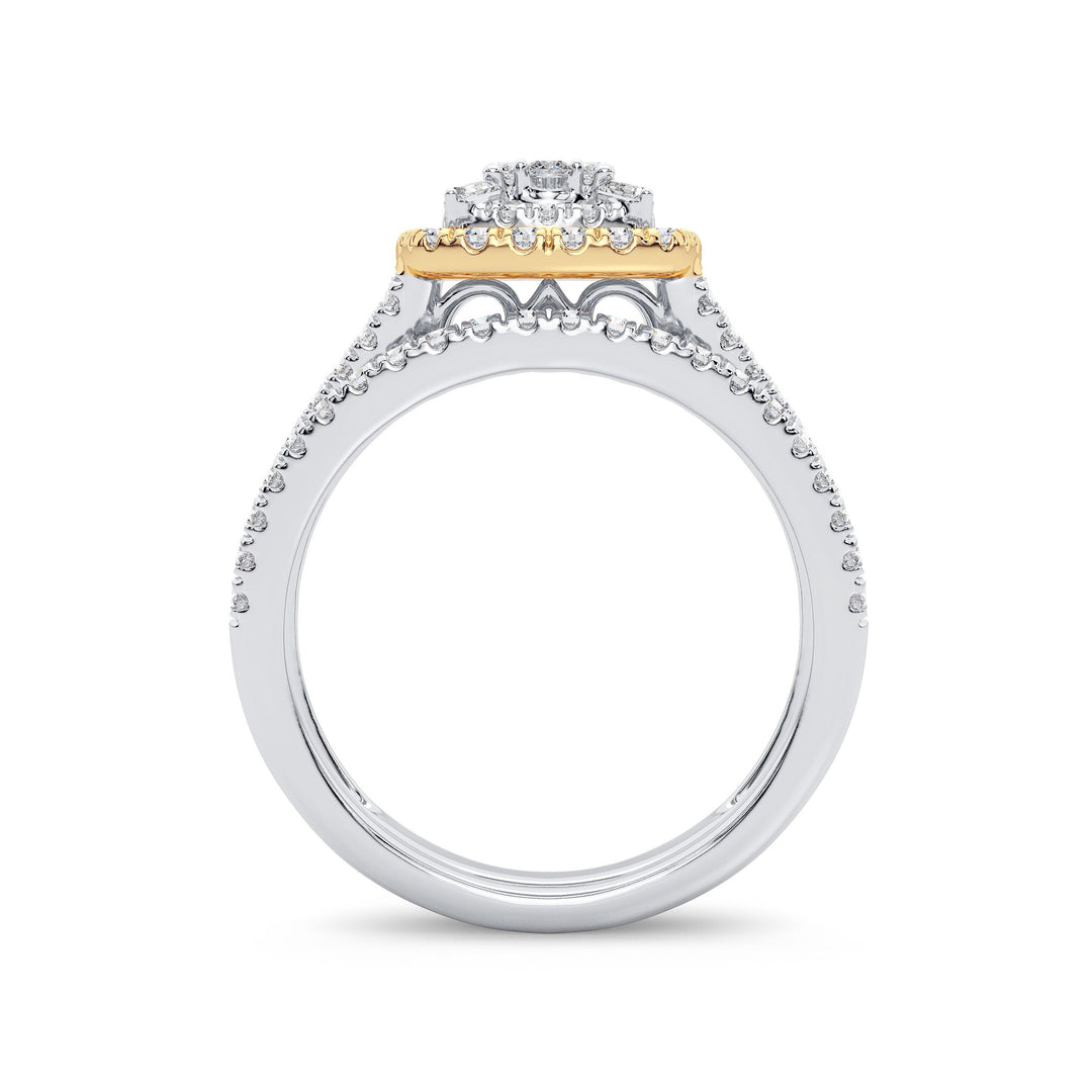 14K 0.75CT Diamond Bridal Ring