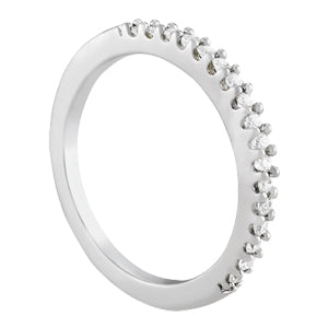 14K White Gold Diamond Wedding Ring