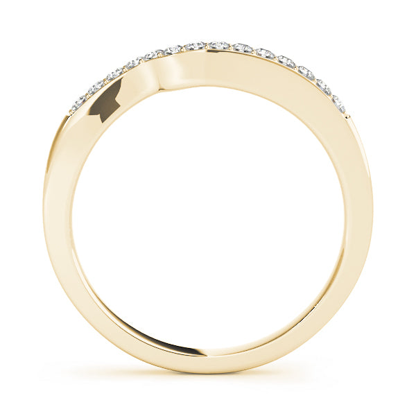 14K Yellow Gold Multi-Diamond Wedding Ring
