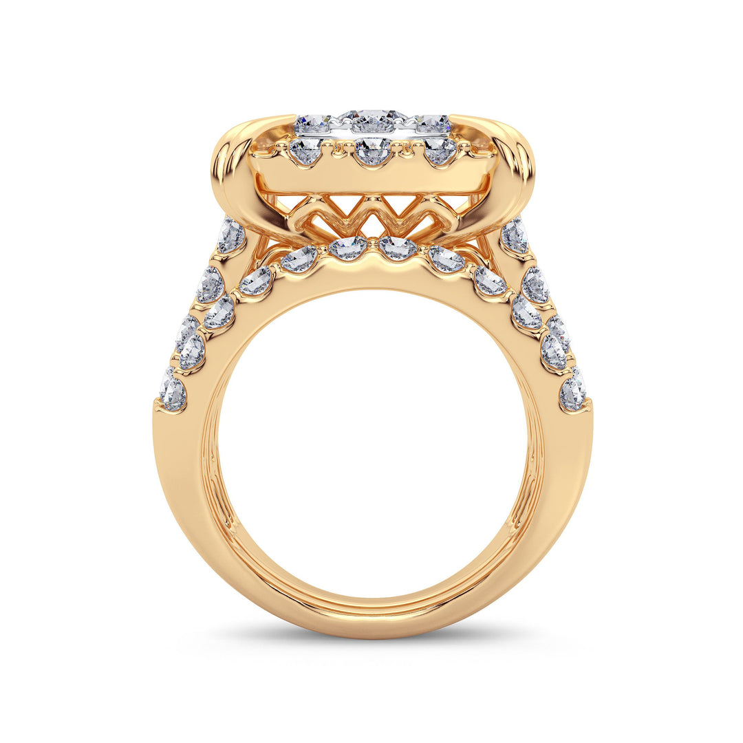 14K 5.25CT Diamond Bridal Ring