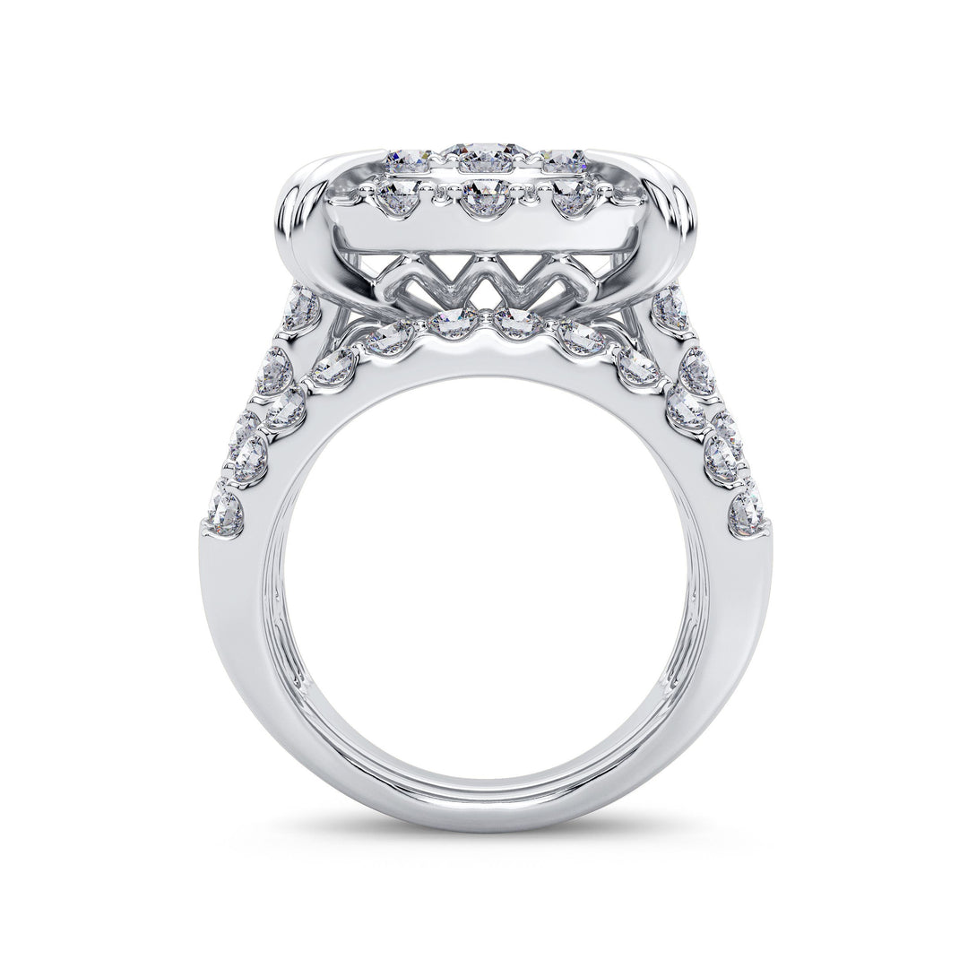 14K 5.25CT Diamond Bridal Ring