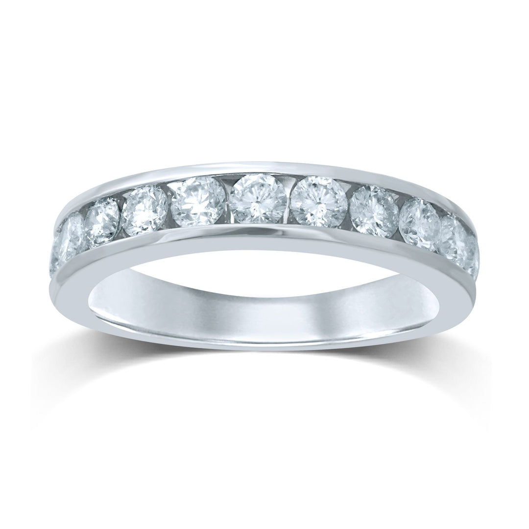 Gorgeous 14K 0.20CT Diamond Band (11 Diamond Stones)