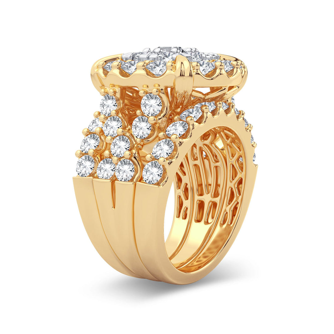 14K 5.00CT Diamond Bridal Ring