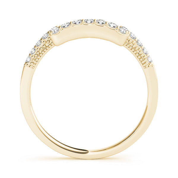 14K Yellow Gold Diamond Wedding Ring