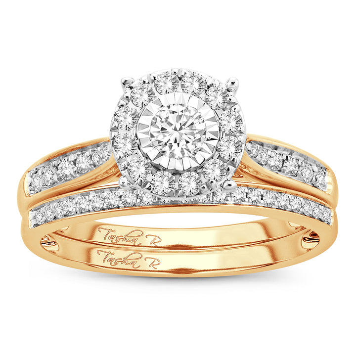 14K 0.45ct Diamond Bridal Ring