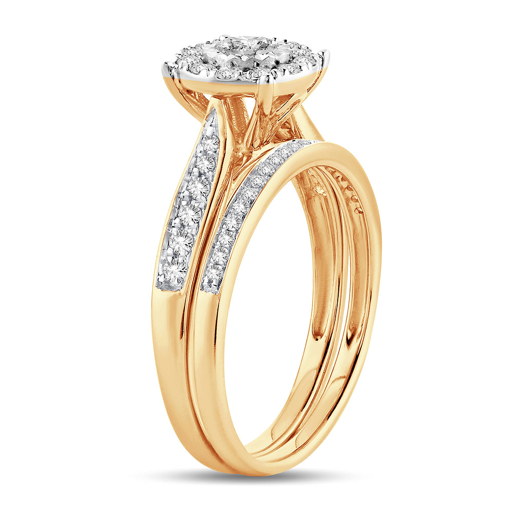 14K 0.45ct Diamond Bridal Ring