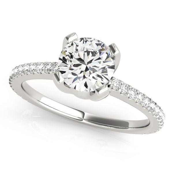 Brilliant Round Diamond Engagement Ring