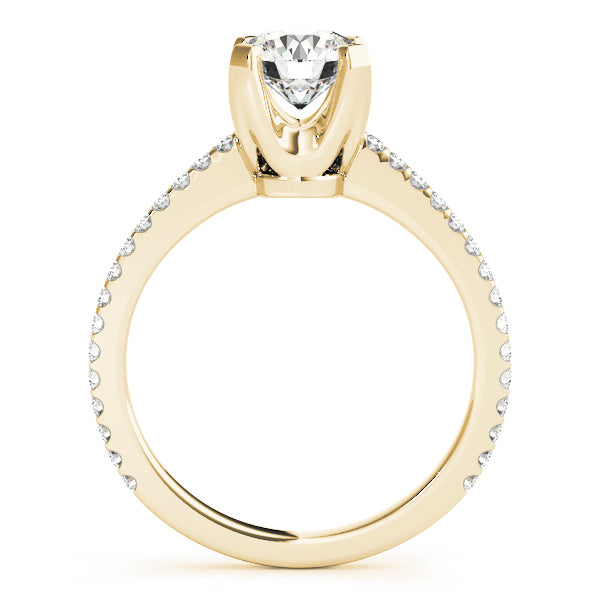 14K Yellow Gold 1.25 ctw Diamond Engagement Ring