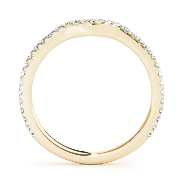 14K Yellow Gold Diamond Wedding Ring