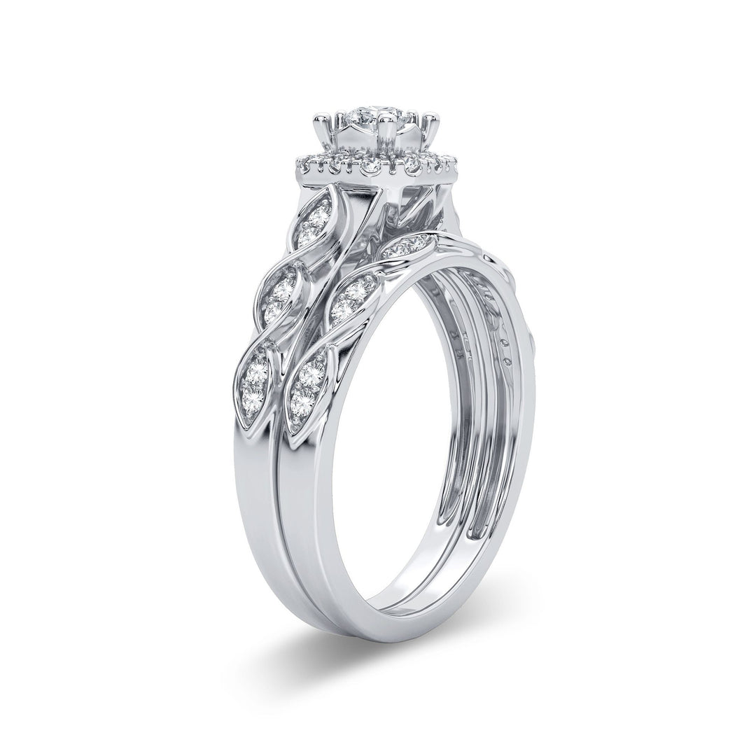 14K 0.42CT Diamond Bridal Ring