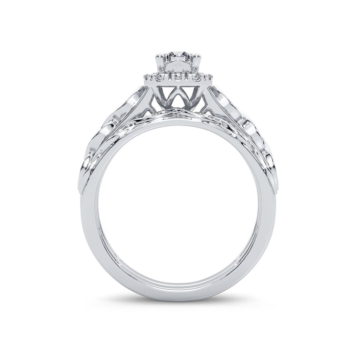 14K 0.42CT Diamond Bridal Ring