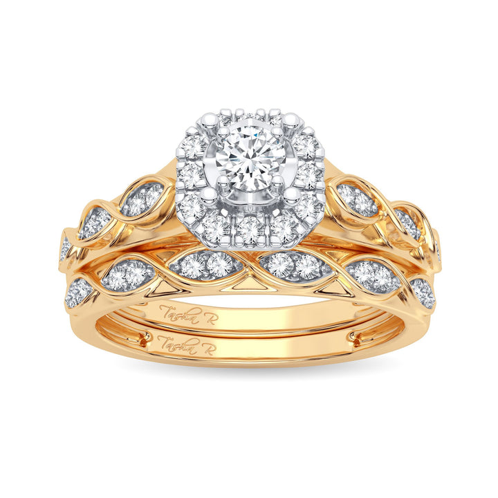 14K 0.42CT Diamond Bridal Ring