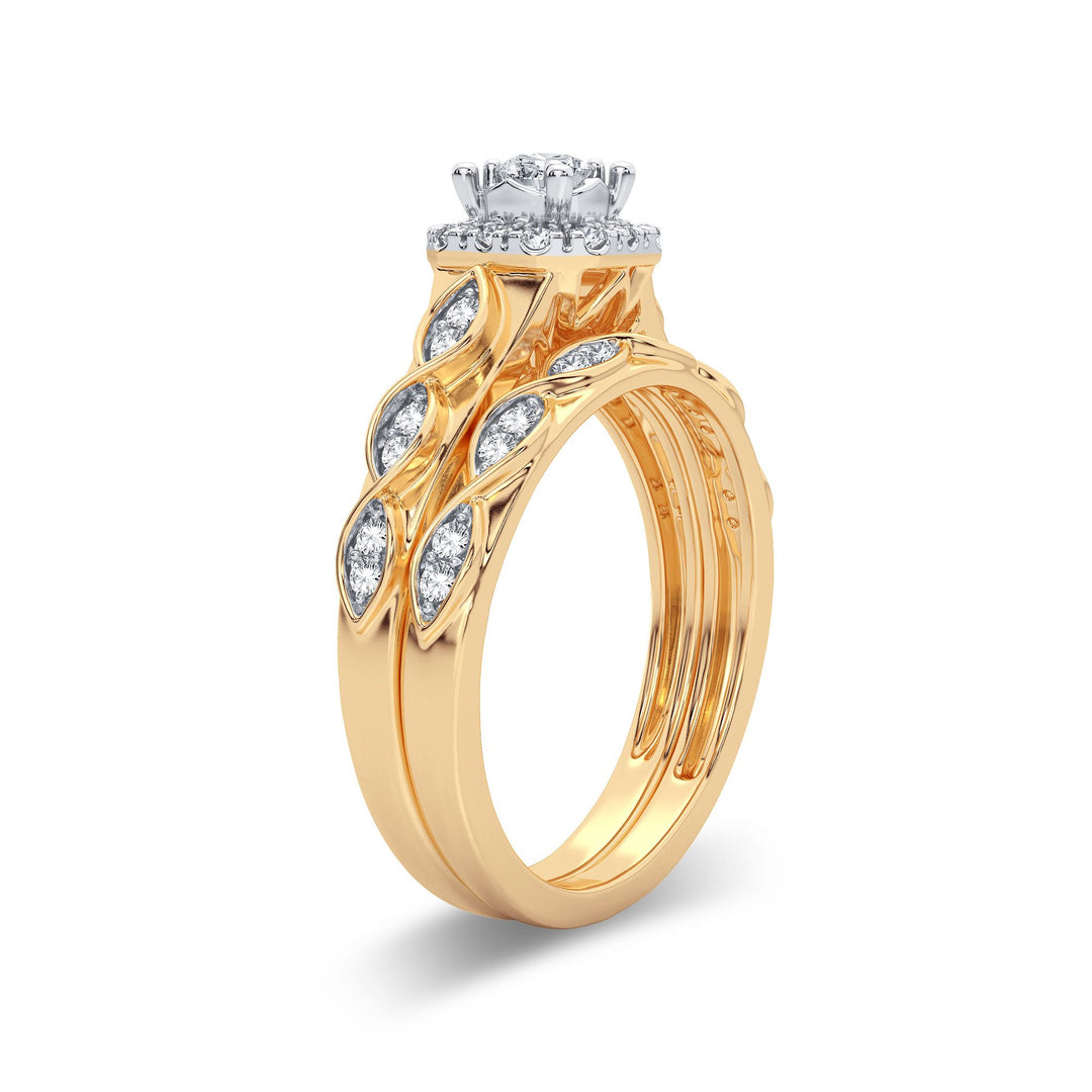 14K 0.42CT Diamond Bridal Ring