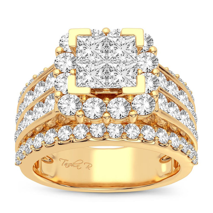 14K 3.00CT Diamond Bridal Ring