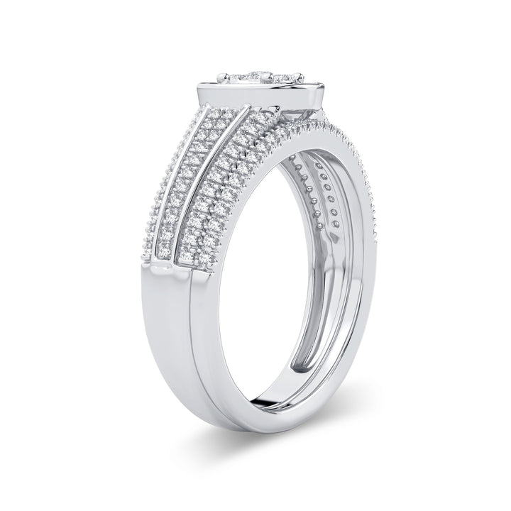 14K 0.38CT DIAMOND BRIDAL RING