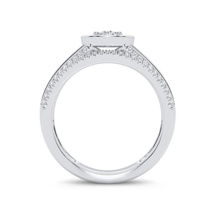 14K 0.38CT DIAMOND BRIDAL RING