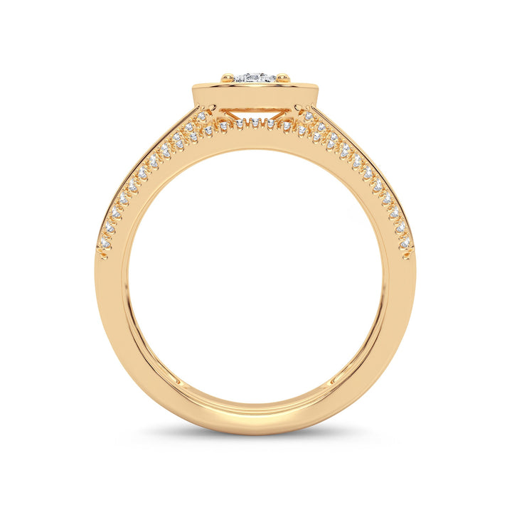 14K 0.38CT DIAMOND BRIDAL RING