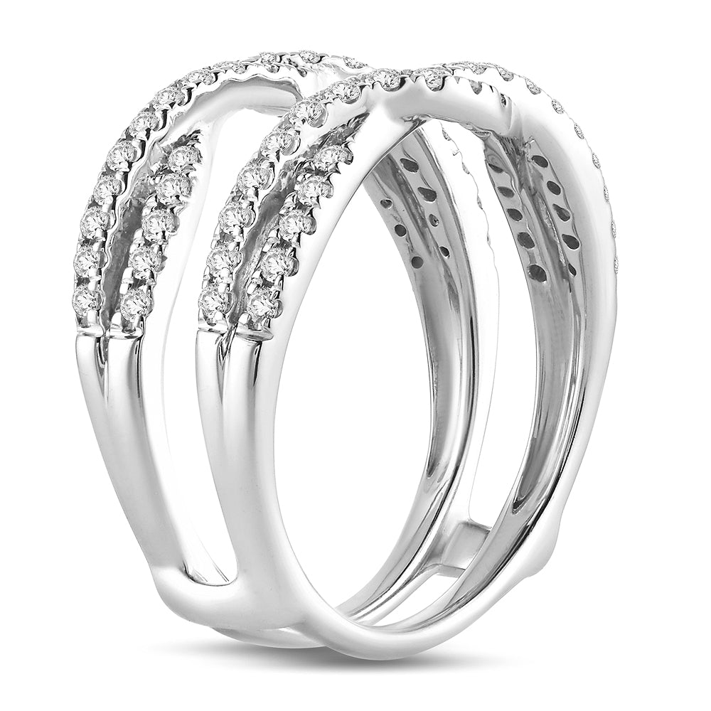 14K 0.50CT Diamond RING GUARD