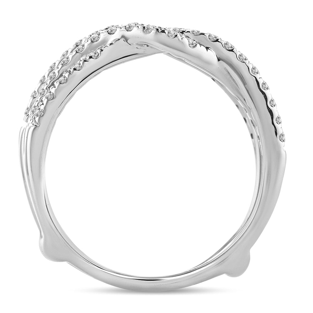 14K 0.50CT Diamond RING GUARD