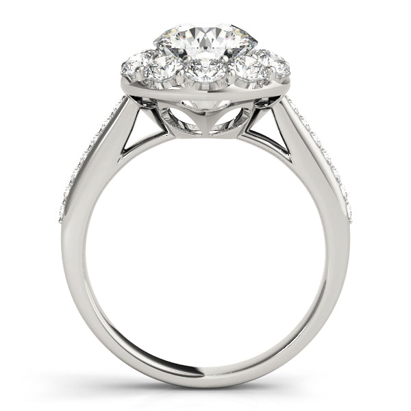 Halo Diamond Engagement Ring